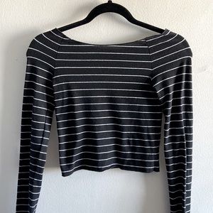 Brandy Melville Striped Crop Top